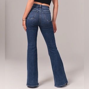 70s ultra high rise vintage flare abercrombie jeans - NWT size 26